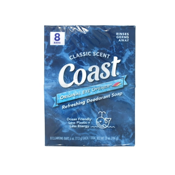 Coast Bar Soap Classic 4.0 OZ x 8 pack