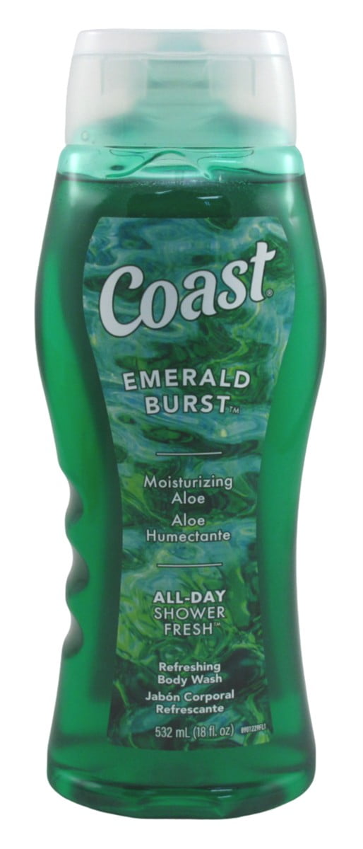 Coast Body Wash Emerald Burst 18oz (Pack of 3)