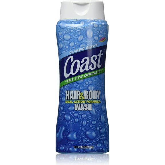 Coast Classic Scent Hair & Body Wash, 18 fl oz