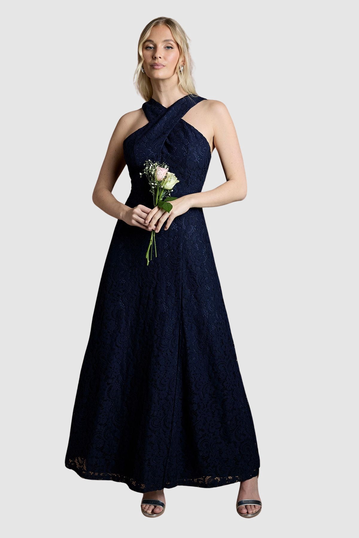 coast navy maxi dress Coast Women's Scuba Maxi Dress in Navy | Size: 8