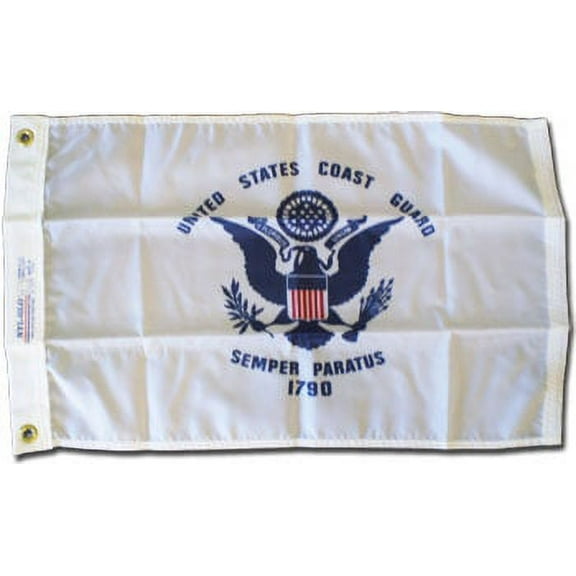 Coast Guard - 12"X18" Nylon Flag