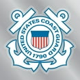 thumbnail image 1 of Coast Guard Anchors Clear Sticker, 1 of 2