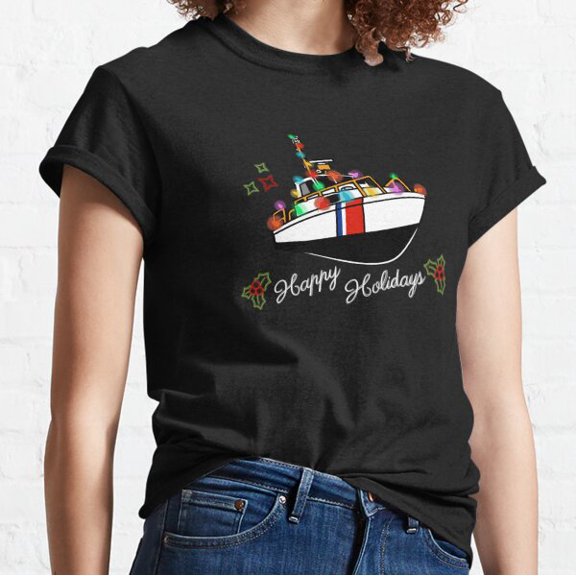 Coast Guard Lighted Boat Parade 41 Utb Classic T-shirt