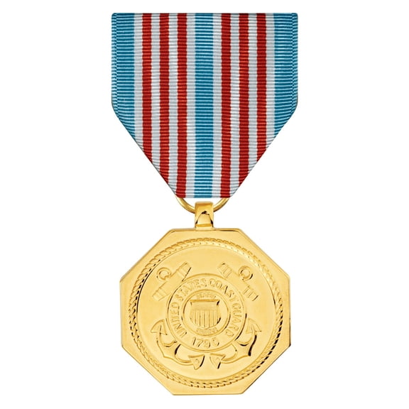 Coast Guard Medal Anodized