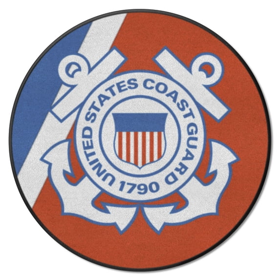 Coast Guard Round Rug 44" diameter