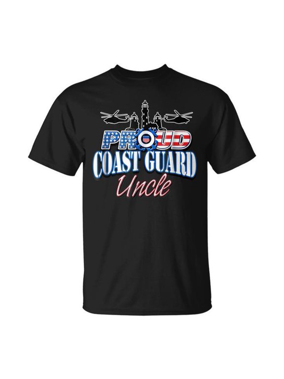 Coast Guard Uncle Usa Flag Military Men Military UnisexT-shirt