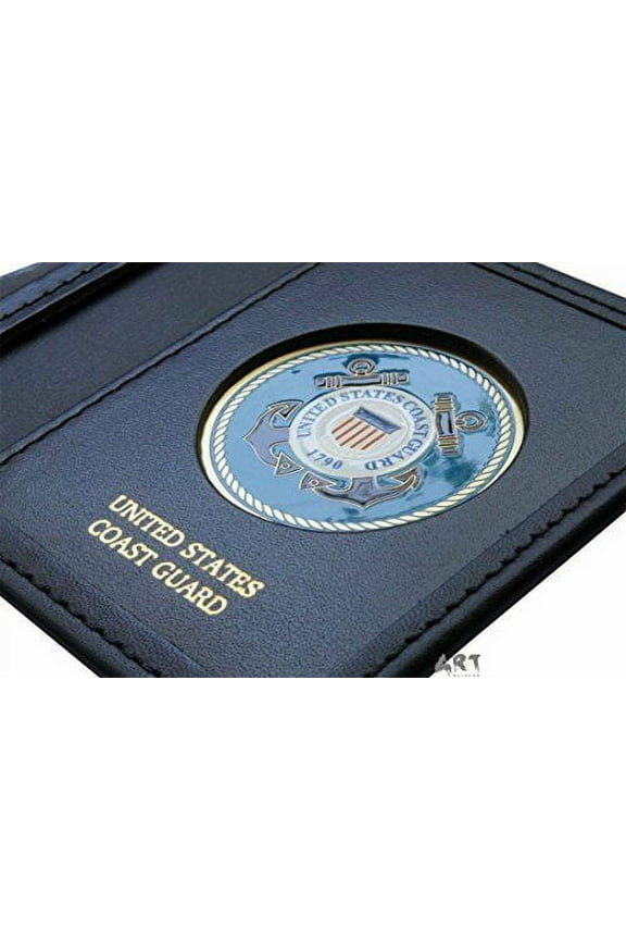 Coast Guard Wallets, Officially Licensed United States Military, Genuine Leather