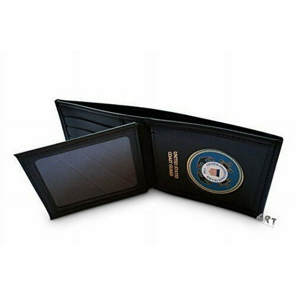Coast Guard Wallets, Officially Licensed United States Military, Genuine Leather