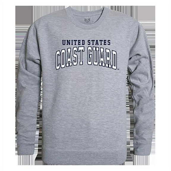 Coast Guard1 Graphic Crew Neck T-Shirt, Heather Grey - Extra Large