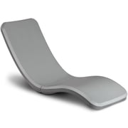 Coast Modern In Pool Lounge Chair - Waterproof & Weighted Chaise Lounger - Outdoor Pool Furniture for Patio or In Baja Shelf, Gray