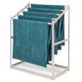 thumbnail image 1 of Coast Modern Pool Towel Rack – 5 Beach Towel PVC Drying Rack for Outdoor & Indoor Use - Sand, 1 of 6