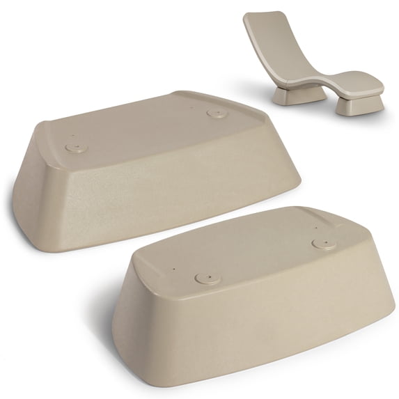 Coast Modern Weighted Riser Kit for Lounger Chair - Use In Pool or On Patio, Sand