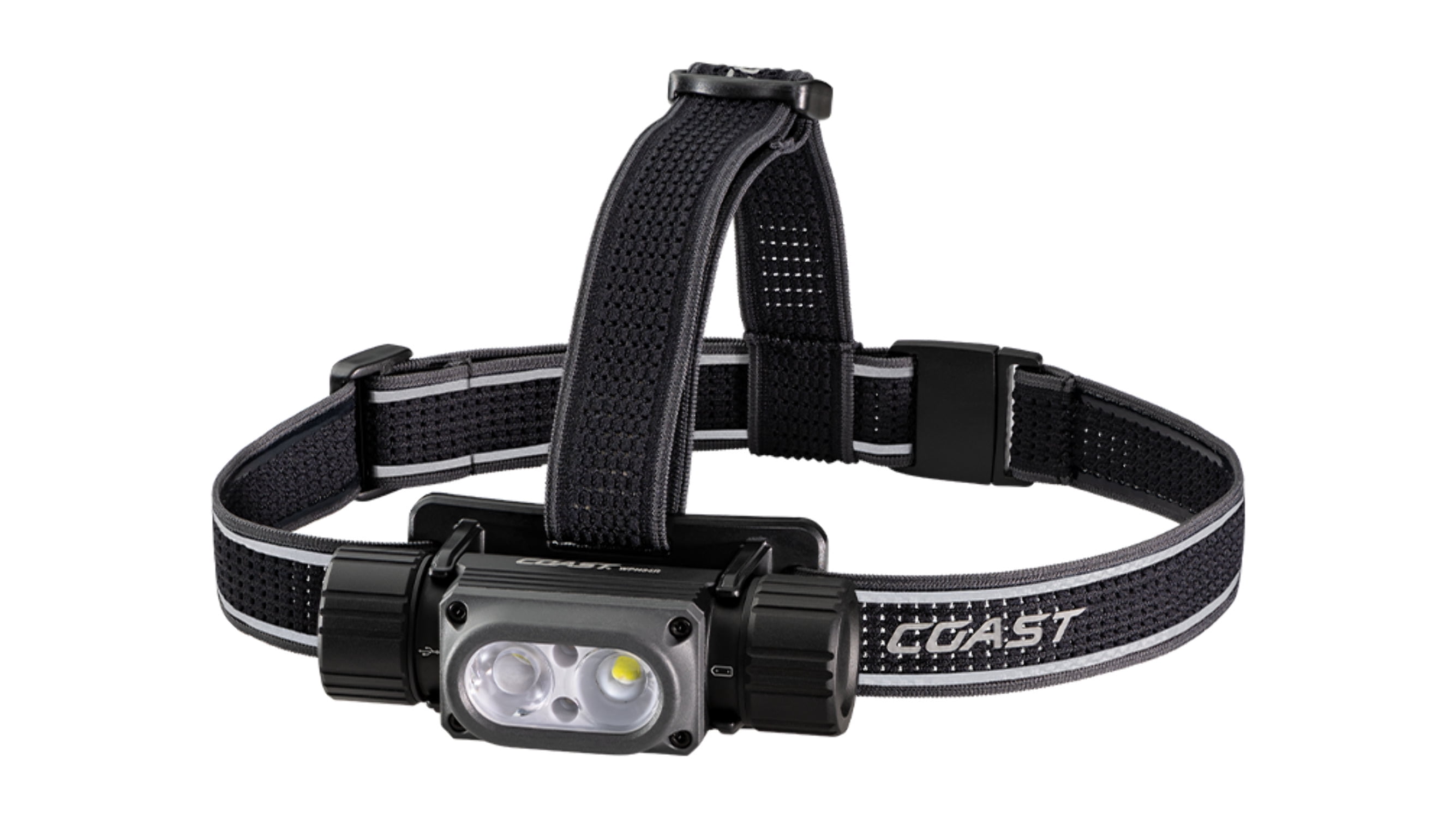 Coast WPH34R 2000 lm Black/Gray LED Head Lamp