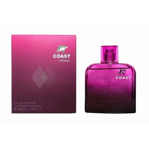 Coast Pure Magic Eau de Toilette Spray for Men, 3.4 fl oz (100 ml)