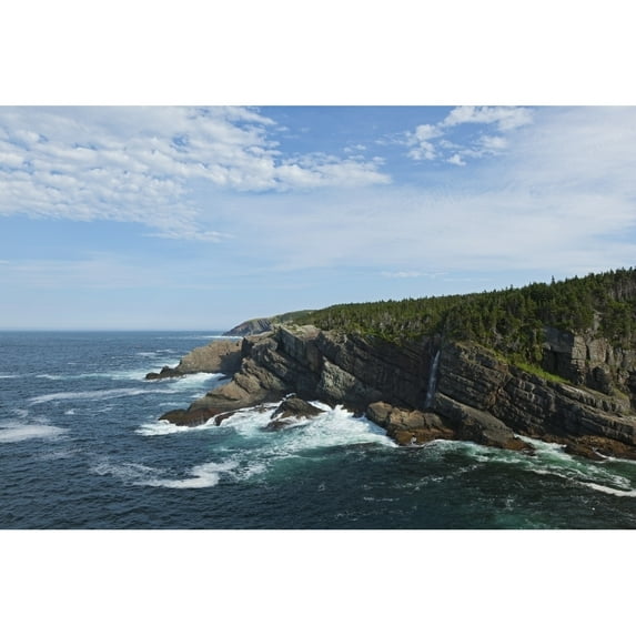 Coast Southeast of Pouch Cove Avalon Peninsula; Newfoundland Canada Poster Print