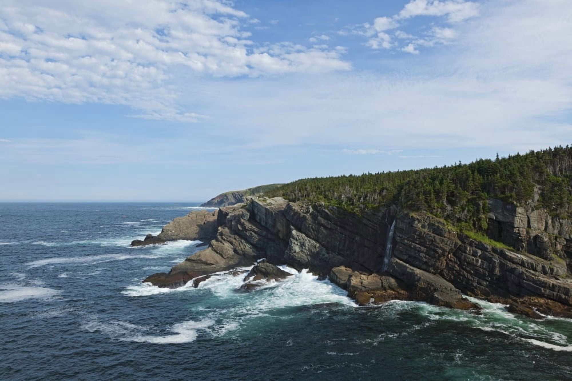 Coast Southeast of Pouch Cove (Killick Coast) Avalon Peninsula Newfoundland Canada Canvas Art - Carl Bruemmer Design Pics (19 x 12)