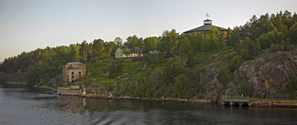Coast Stockholm Archipelago Stockholm Sweden Canvas Art - Panoramic Images (27 x 9)