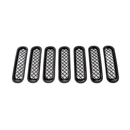 Gi 07-18 Wrangler Jk Gl Bk Mesh 7Pc