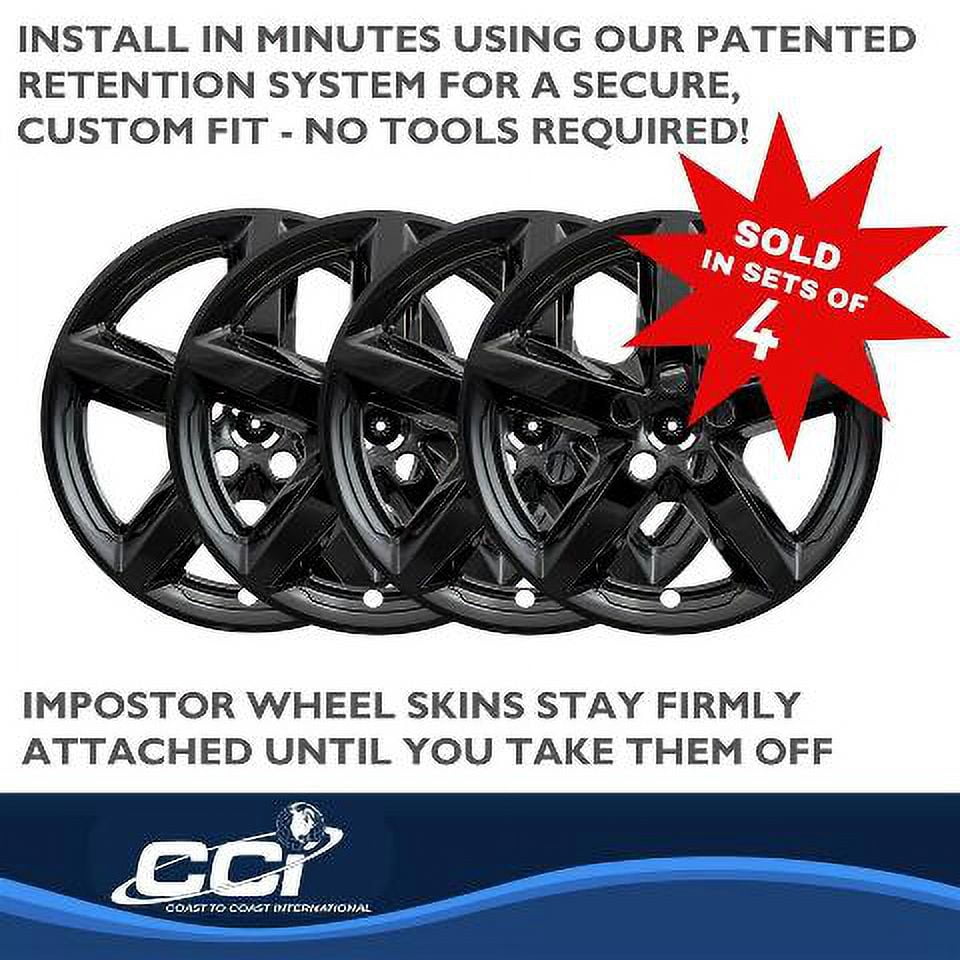 Coast To Coast IMP419BLK 5 Spoke Gloss Painted 18
