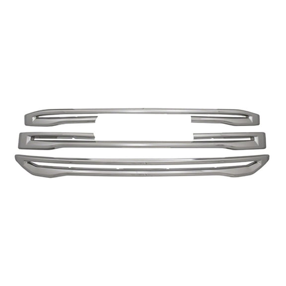 Coast To Coast IWCGI149 Grille Insert; Overlay; 3 Piece; Chrome Plated