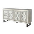 thumbnail image 1 of Coast To Coast Imports Bose Metallic Pewter Four Door Credenza, 1 of 8