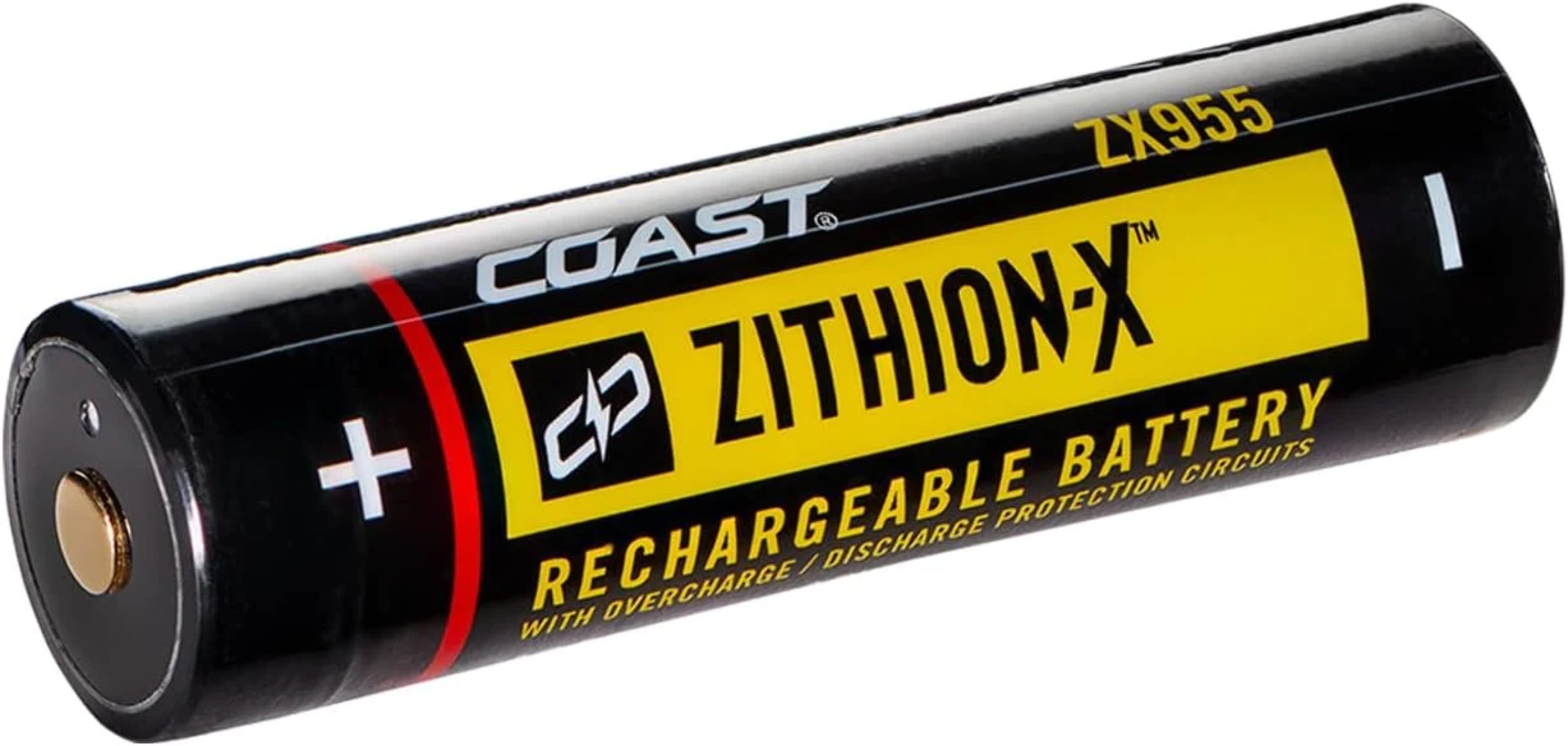 Coast ZX955 ZITHION-X Li-Ion Rechargeable Battery for The EAL18, PM300,  PM310, and XPH34R LED Lights, Black