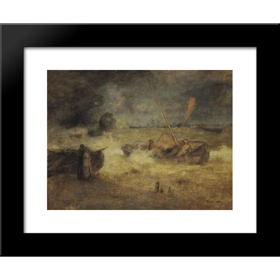 Coast of Cornwall 20x24 Framed Art Print by George Inness