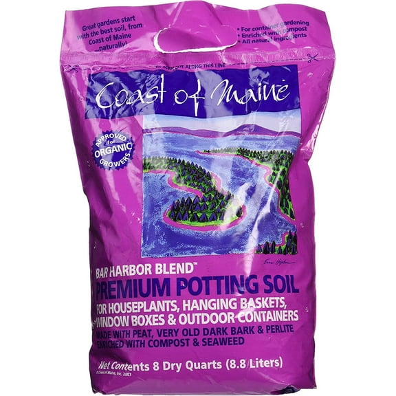 Coast of Maine BH8P Bar Harbor Pot Soil, 8-Quart