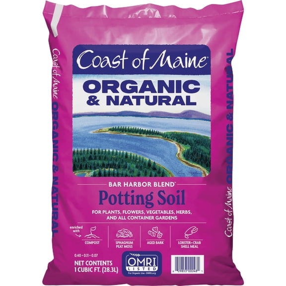 Coast of Maine Bar Harbor Blend Organic Potting Soil - Single Pack