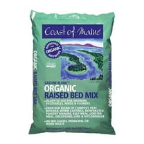 Coast of Maine Castine Blend Organic Raised Bed Gardening Soil Mix, 1 Cu Ft