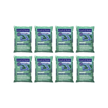 Coast of Maine Castine Blend Raised Bed Gardening Soil Mix, 1 Cu Ft (8 Pack)