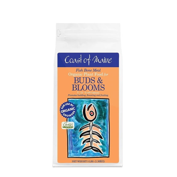 Coast of Maine Organic Products Fish Bone Meal Soil Amendment - Natural, 3 lbs