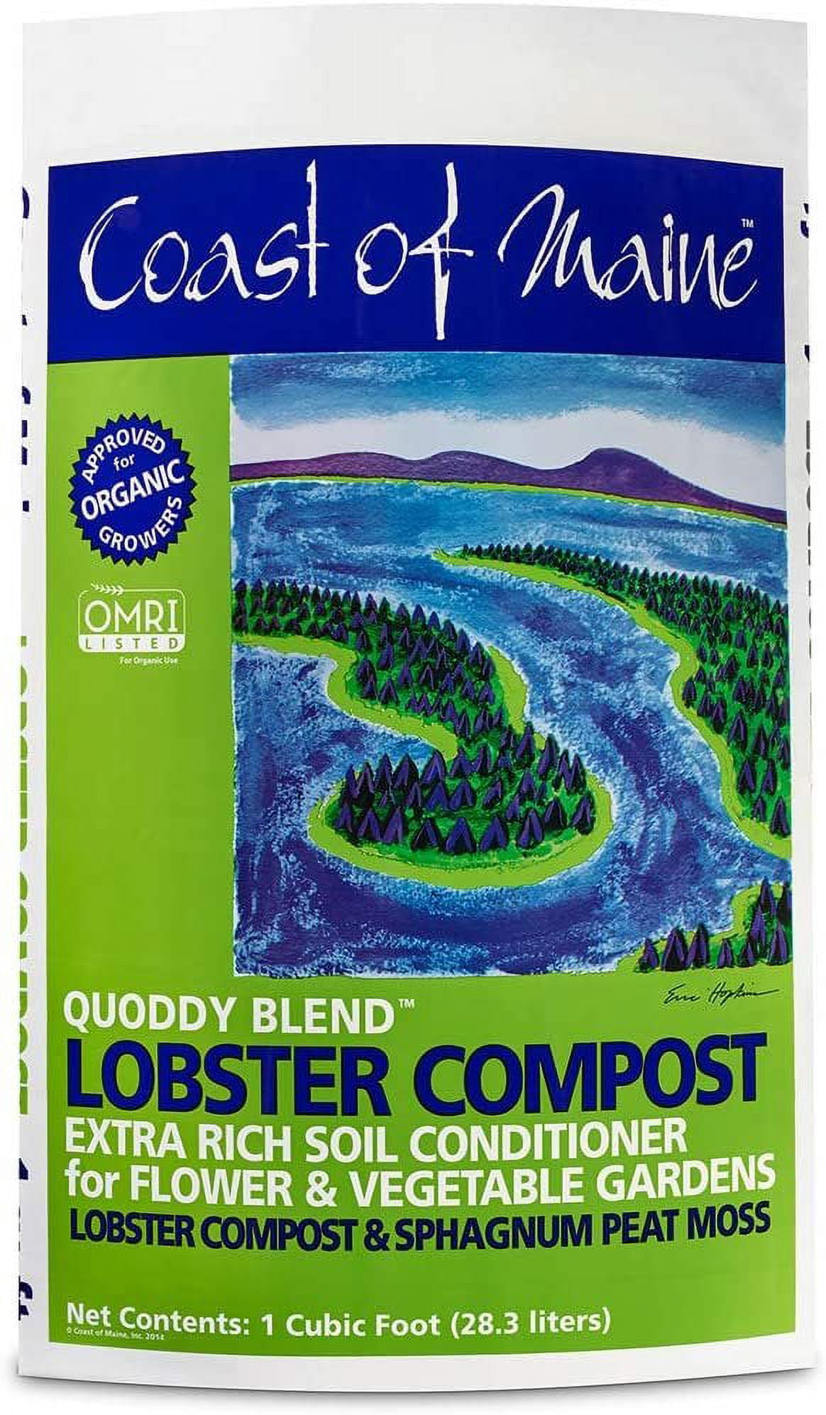 Coast of Maine Flowers Vegetables Natural Fertilizers, 28.3 Liters