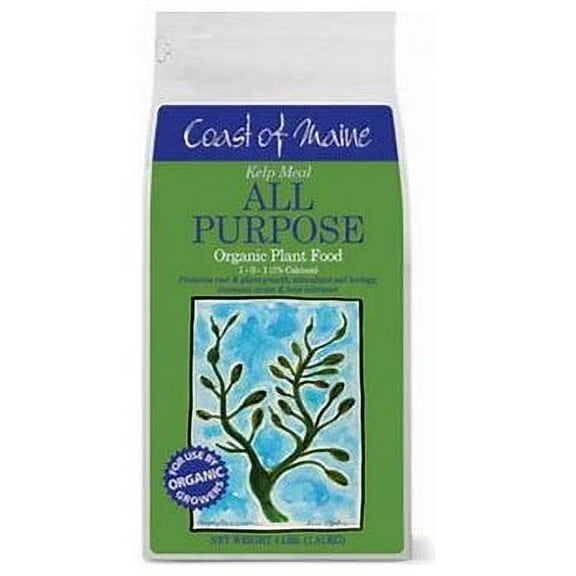 Coast Of Maine Kelp Meal Natural Fertilizer - 1-0-1 NPK - 4 lbs