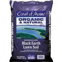 Coast of Maine Monhegan Blend Organic Black Earth Lawn Soil - Pack of 7