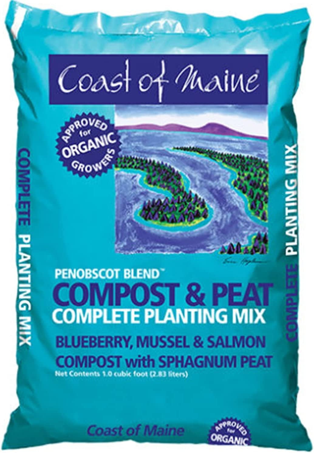 Coast of Maine OMRI Listed Penobscot Blend Organic Compost and Peat