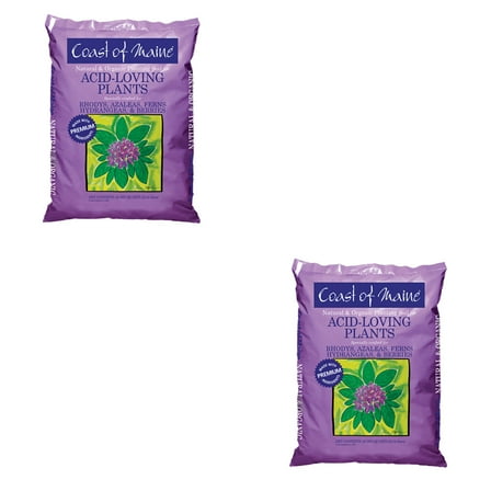Coast of Maine Organic Potting Soil for Acid Loving Plants, 20 Qt Bag (2 Pack)