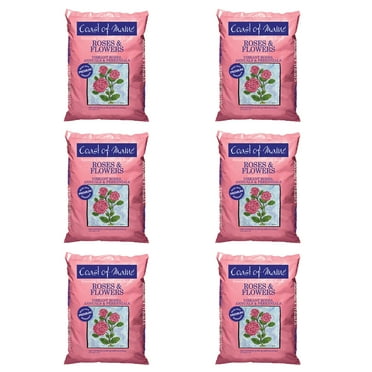 Coast of Maine Organic Potting Soil for Roses and Flowers, 20 Quart Bag (6 Pack)