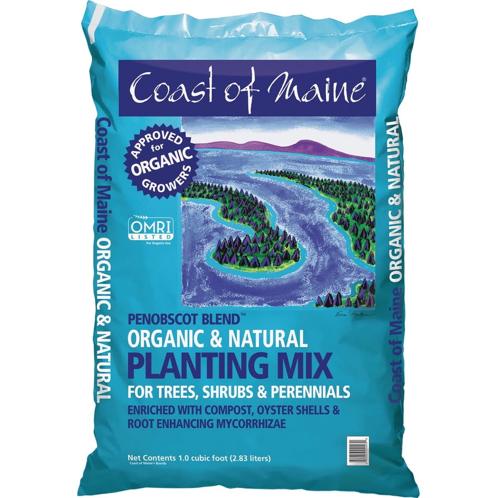 Coast of Maine Penobscot Blend 1 Cu. Ft. Organic & Natural Top Soil Planting Mix 1CBPCPM1CF 733835