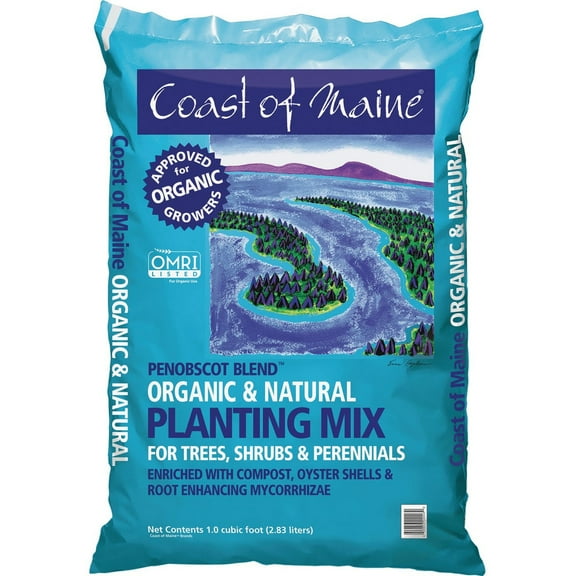 Coast of Maine Penobscot Blend 1 Cu. Ft. Organic & Natural Top Soil Planting Mix 1CBPCPM1CF 733835