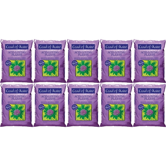 Coast of Maine Potting Soil for Acid Loving Plants, 20 Quart Bag (10 Pack)