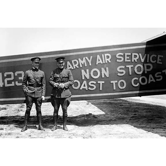 Coast to Coast Army Flight- Fine Art Canvas Print (20" x 30")