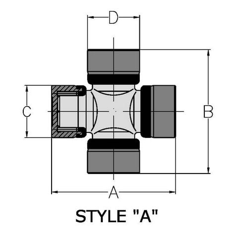 Coast to Coast Automotive UJ353 Universal Joint