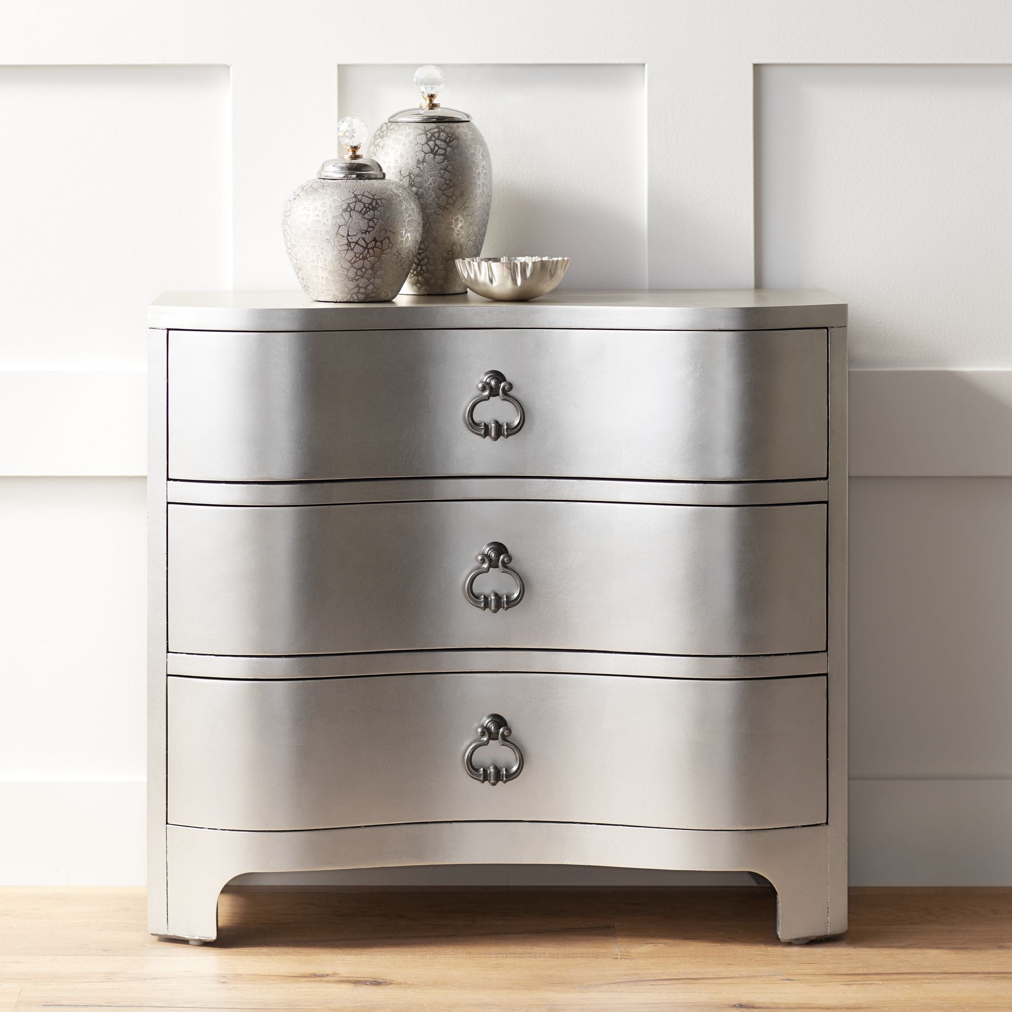 Coast to Coast Three Drawer Chest Gold