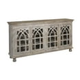 thumbnail image 1 of Coast To Coast Imports Cathedral White Wash Four Door Credenza, 1 of 4