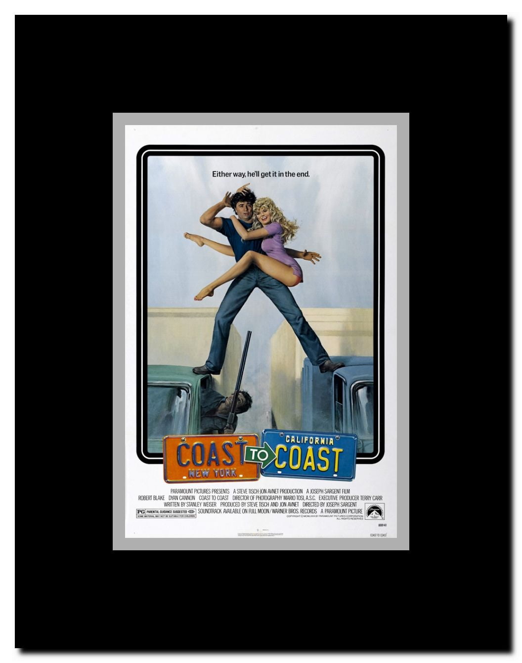 Coast to Coast Framed Movie Poster