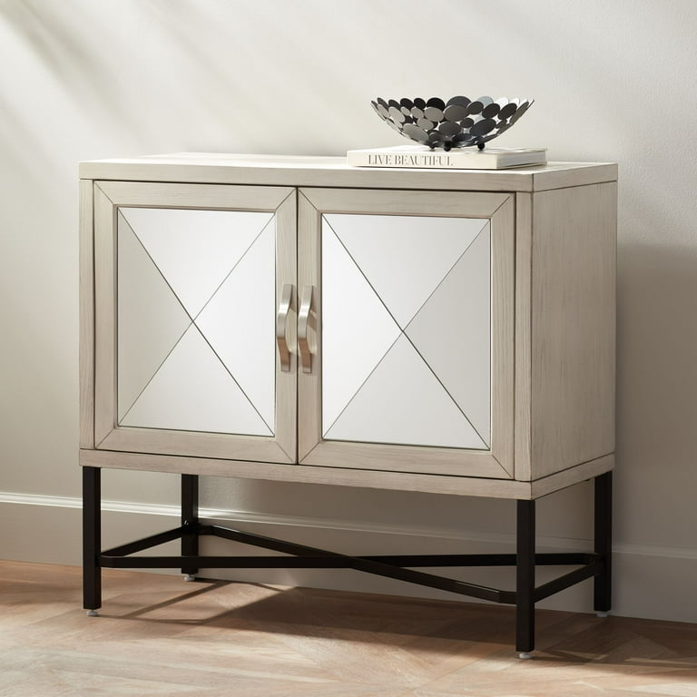 Mirrored two door cabinet deals
