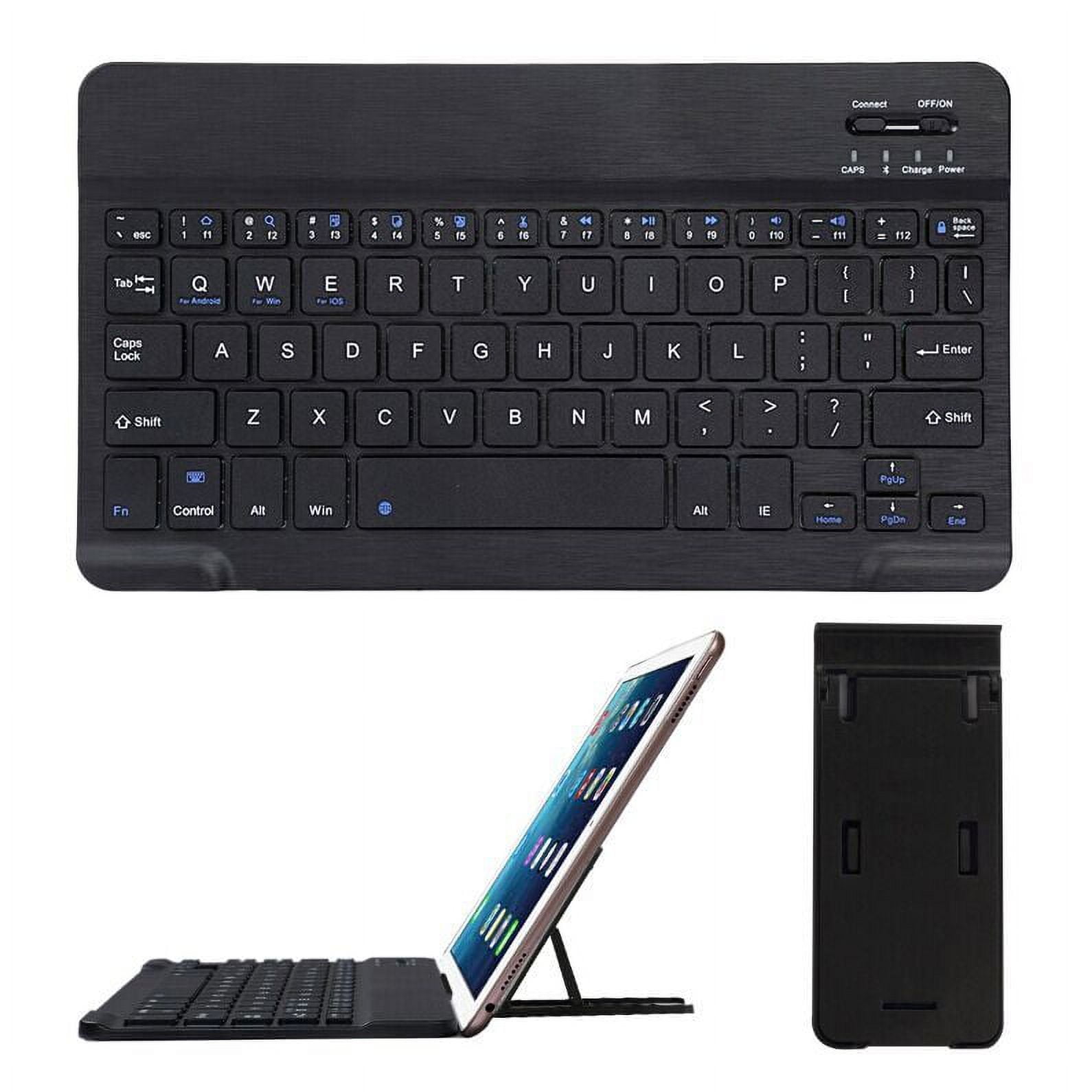 CoastaCloud 10Inch Ultrathin Wireless Bluetooth Keyboard with Stand