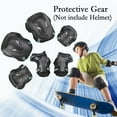thumbnail image 1 of CoastaCloud Outdoors Sports Kid's Teens Childrens Adults 6PCS Wrist Elbow Knee Pads Cycling Blading Safety Skateboard Roller for Bicycle Gear Guard Inline Skating, Skateboard, Scooter, 1 of 7