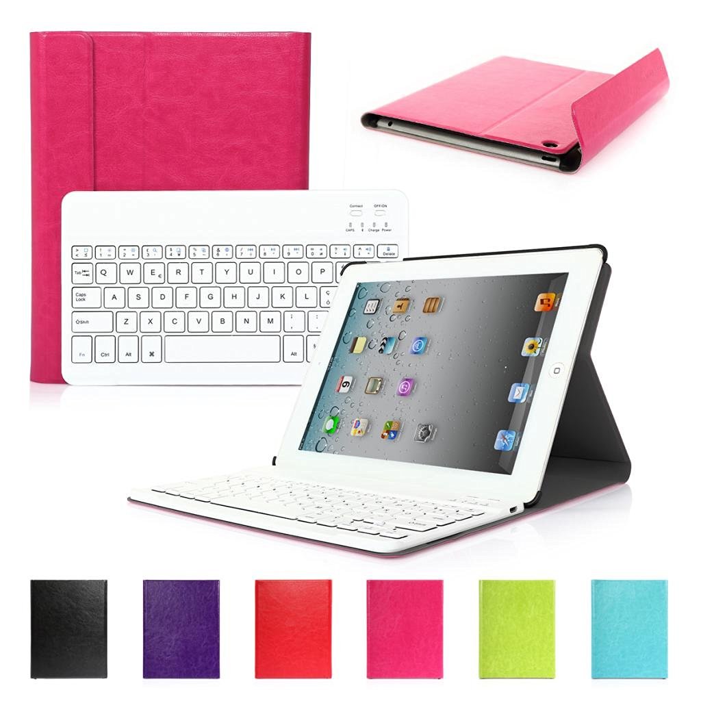CoastaCloud PU Leather iPad Air Keyboard Case Cover For